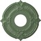 Ekena Millwork Attica Ceiling Medallion (Fits Canopies up to 3 1/2"), 12 3/4"OD x 4"ID x 1/2"P, Athenian Green CM12ATAGF - alternate 1